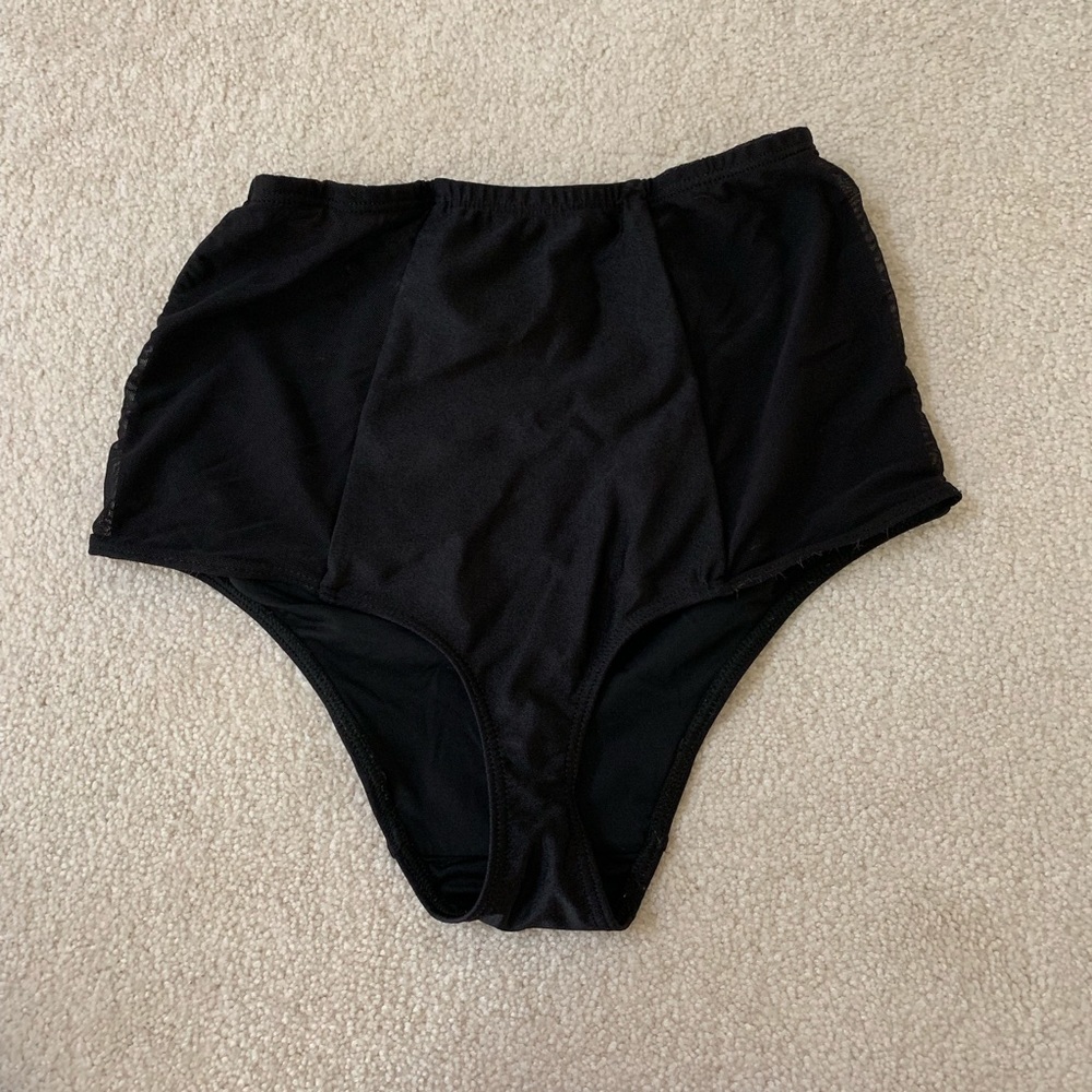 American apparel mesh high waisted swim bottoms